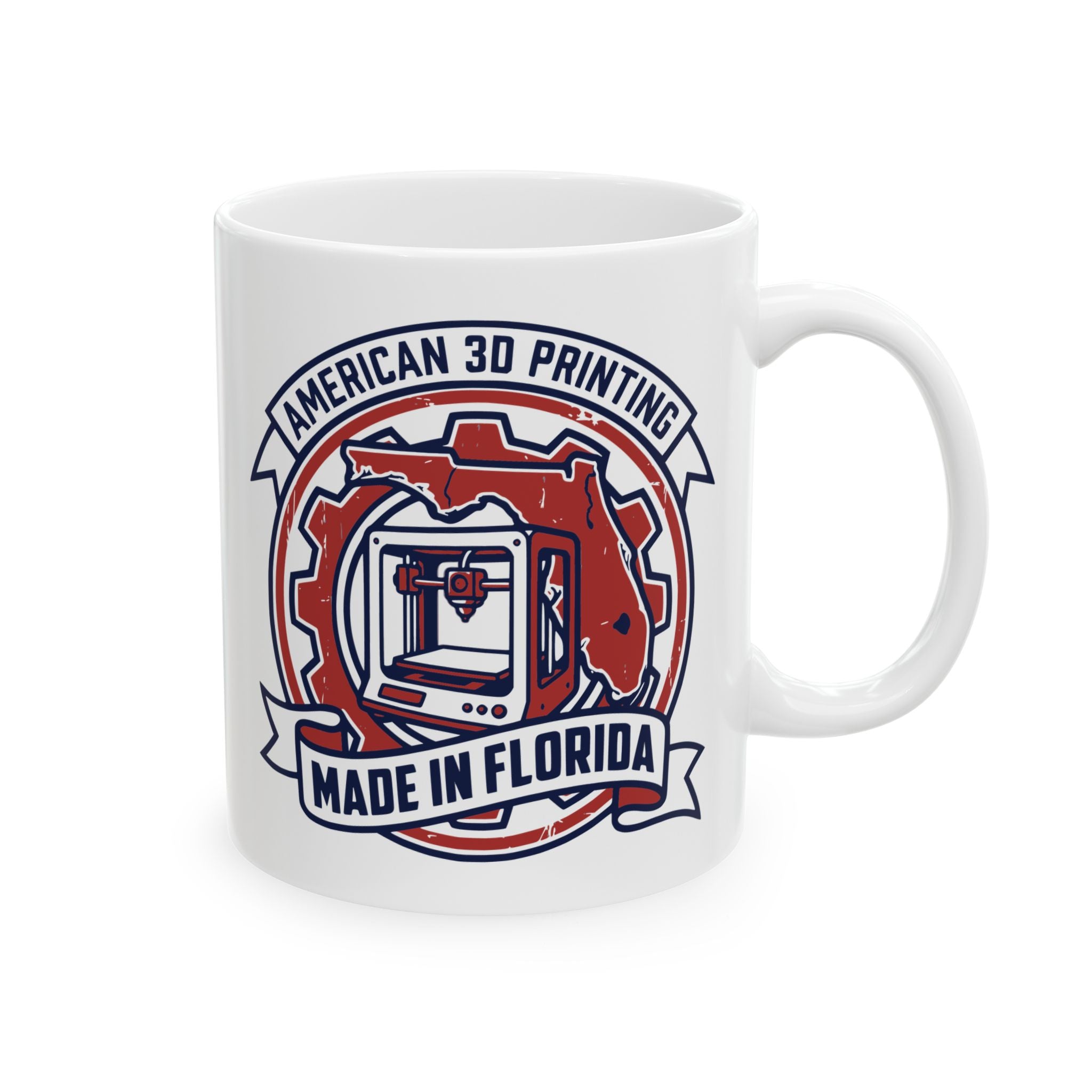 Mechanic Pride Ceramic Mug — American Made Auto Repair Logo (11oz/15oz)