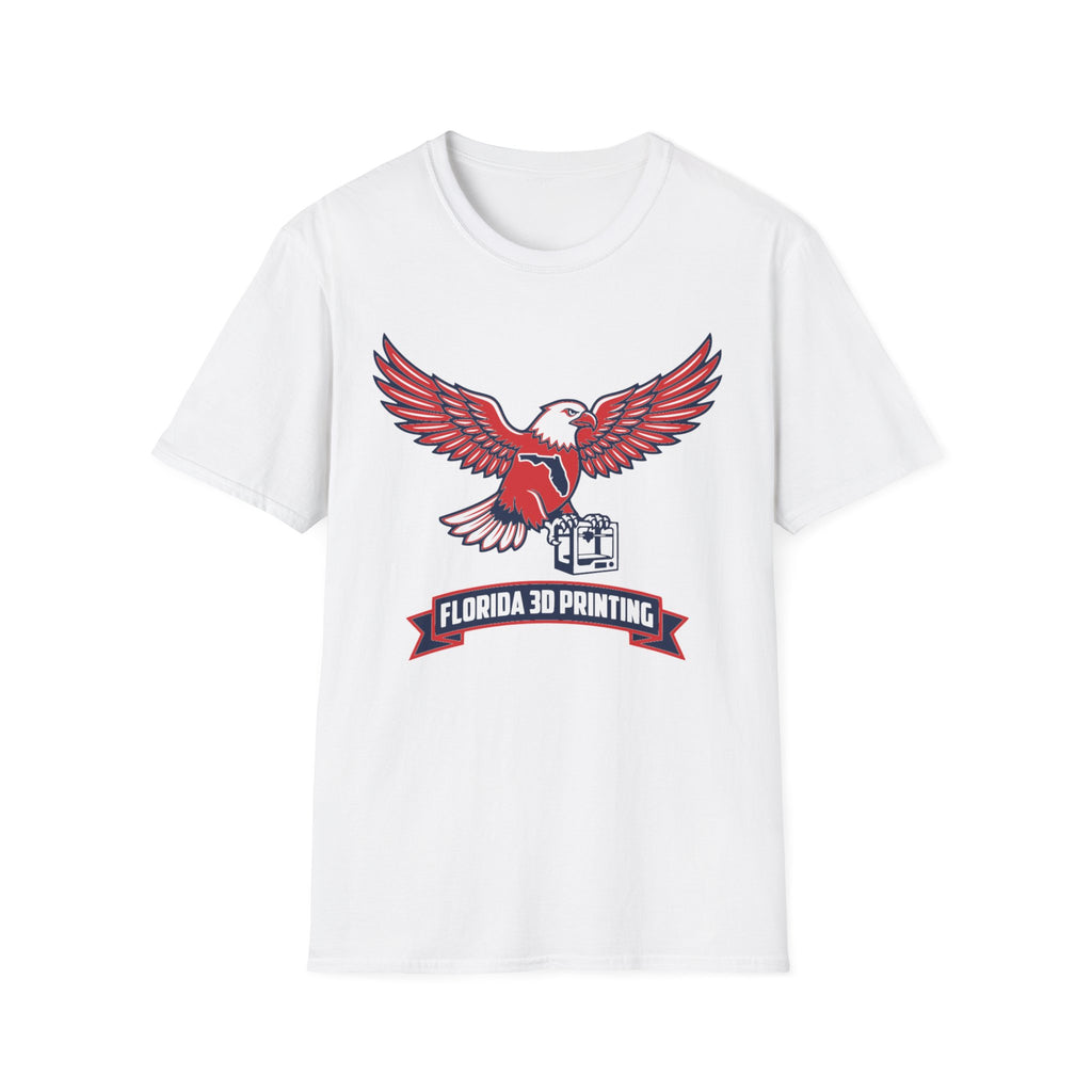 Florida 3D Printing Eagle T-Shirt | 3D Printer Logo Tee